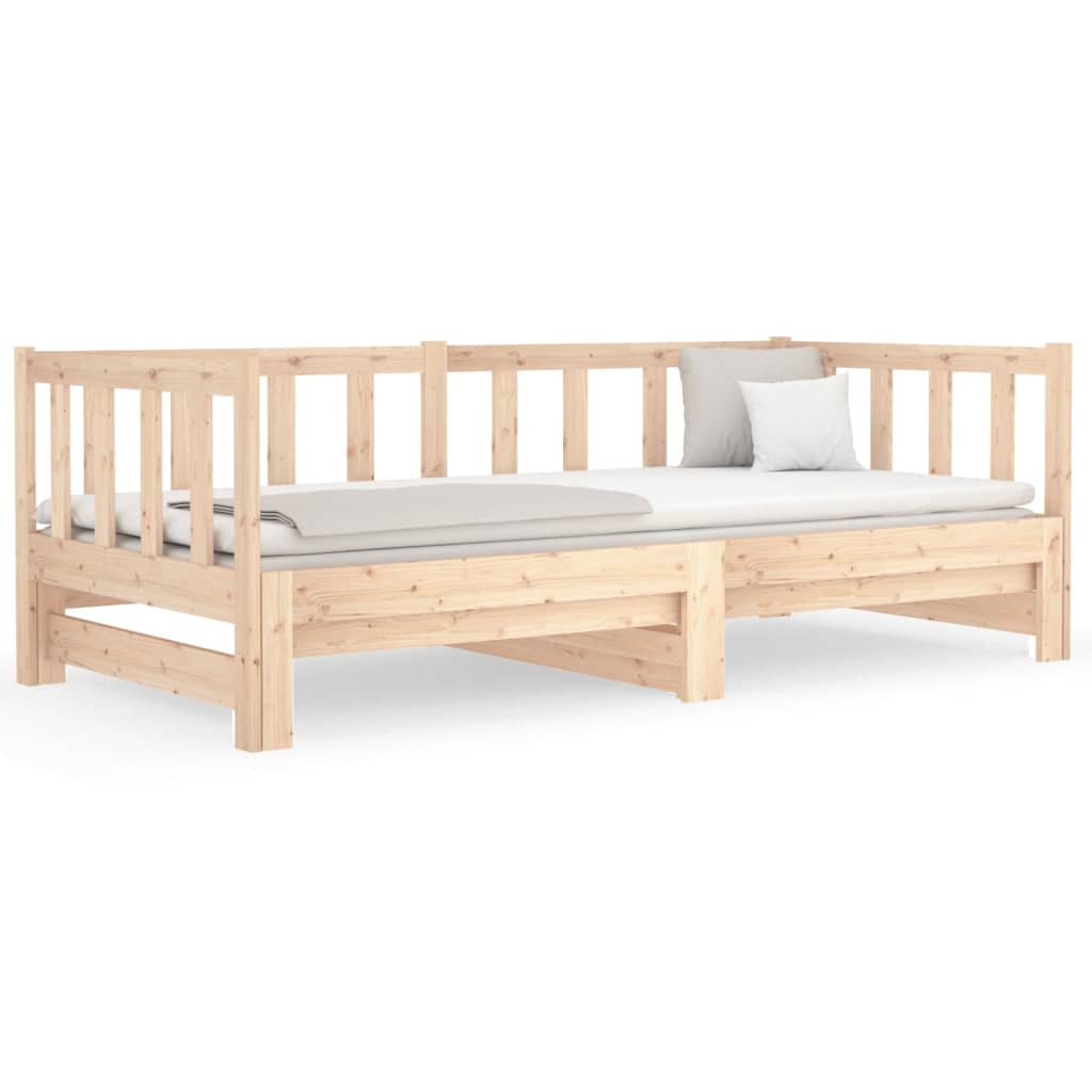 Sohvasänky ulosvedettävä 2x (90x190) cm täysi mänty - Sisustajankoti.fi