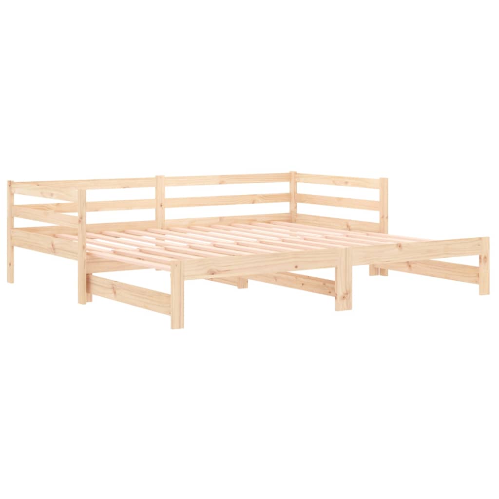 Sohvasänky ulosvedettävä 2x (80x200) cm täysi mänty - Sisustajankoti.fi
