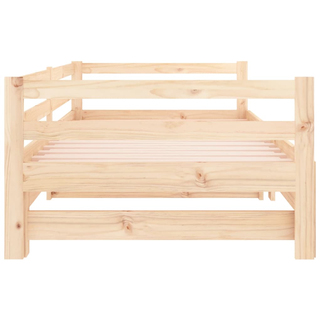 Sohvasänky ulosvedettävä 2x (80x200) cm täysi mänty - Sisustajankoti.fi