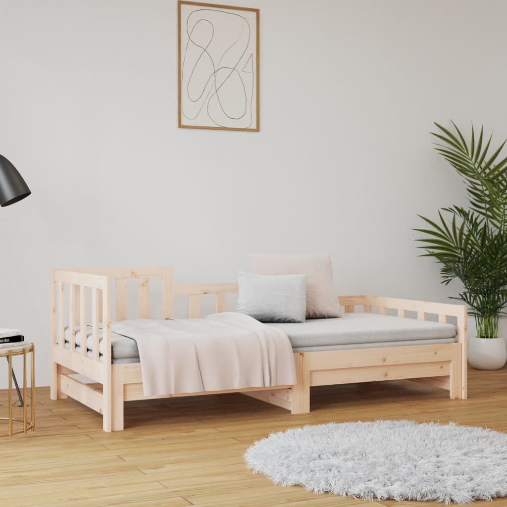 Sohvasänky ulosvedettävä 2x (90x200) cm täysi mänty - Sisustajankoti.fi