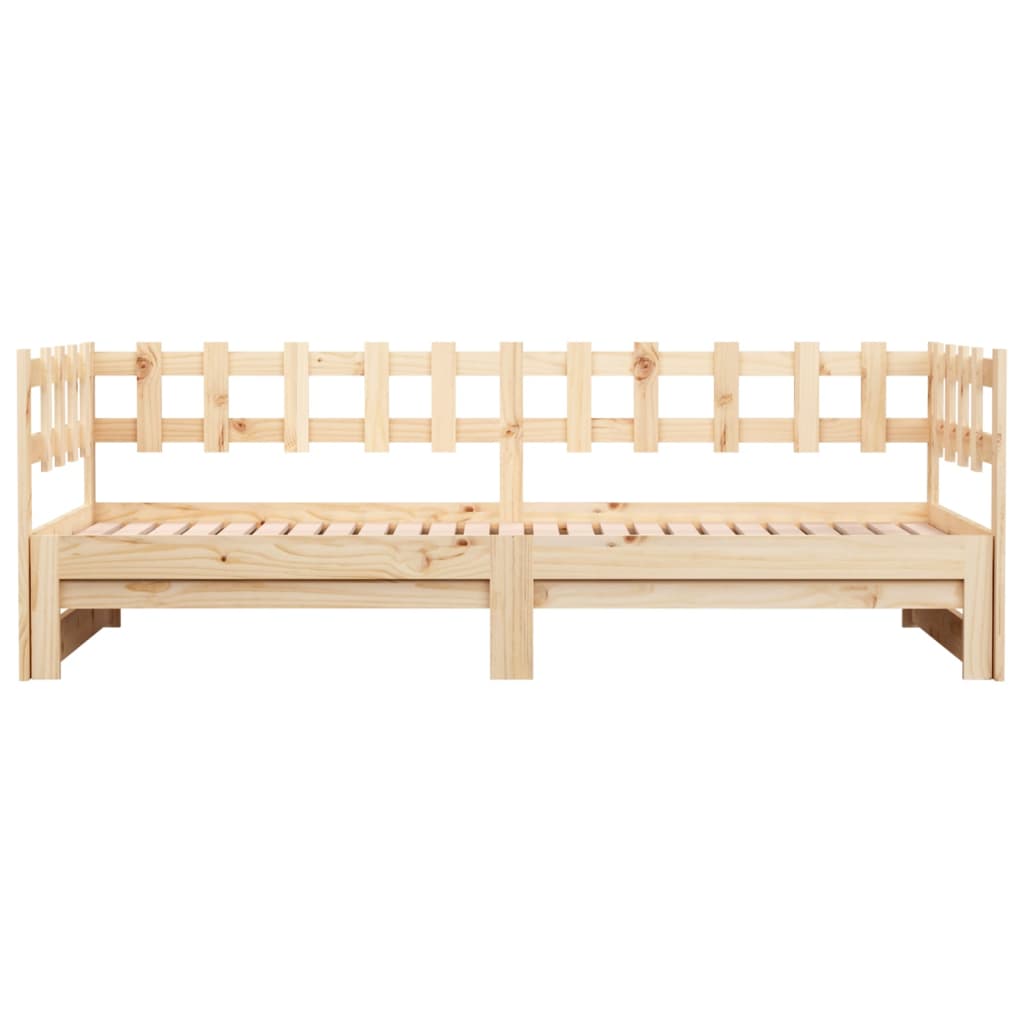 Sohvasänky ulosvedettävä 2x (80x200) cm täysi mänty - Sisustajankoti.fi