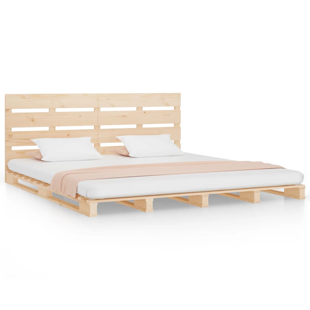 Sängynrunko 135x190 cm täysi mänty 4FT6 Double - Sisustajankoti.fi