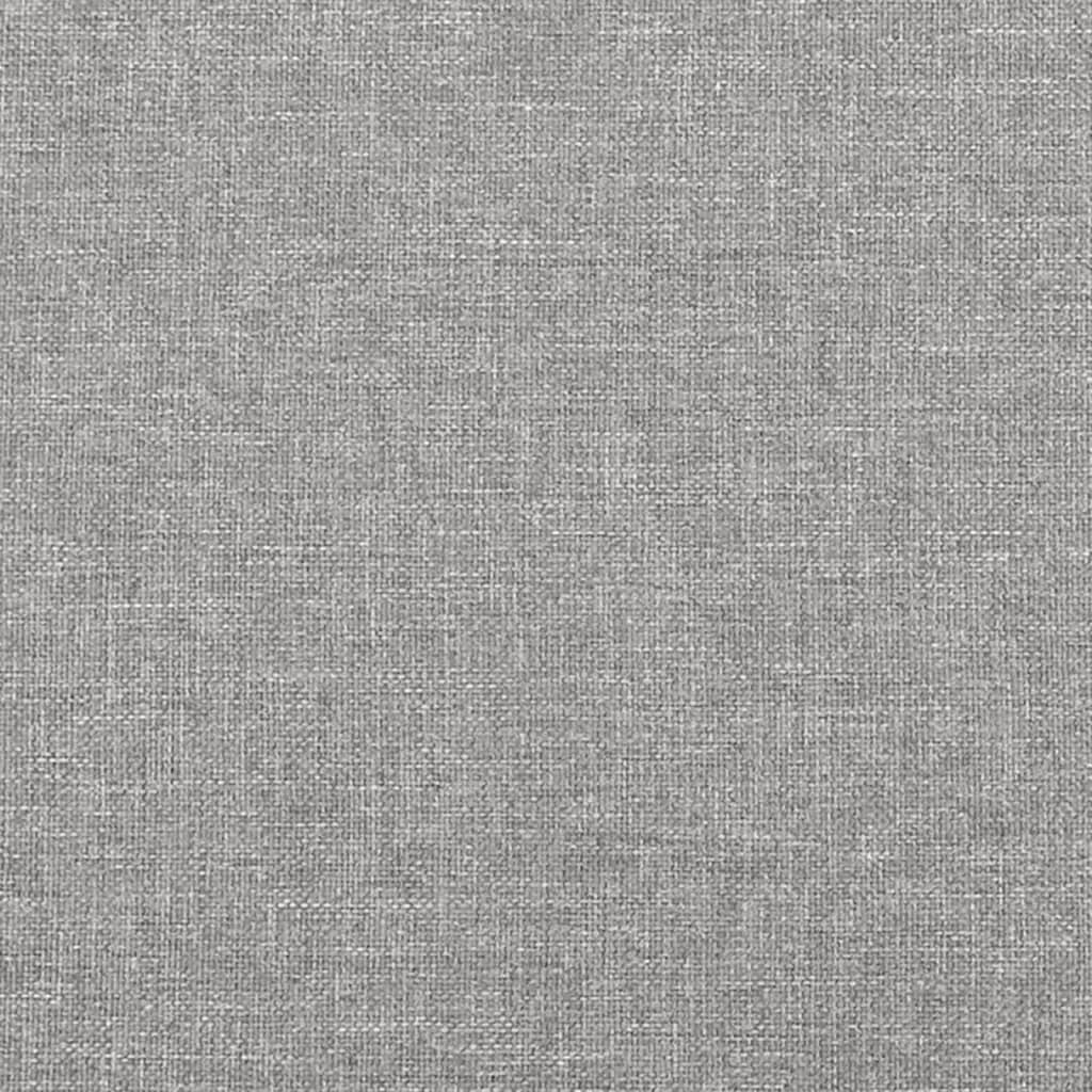 Sängynrunko vaaleanharmaa 180x200 cm 6FT Super King sametti - Sisustajankoti.fi