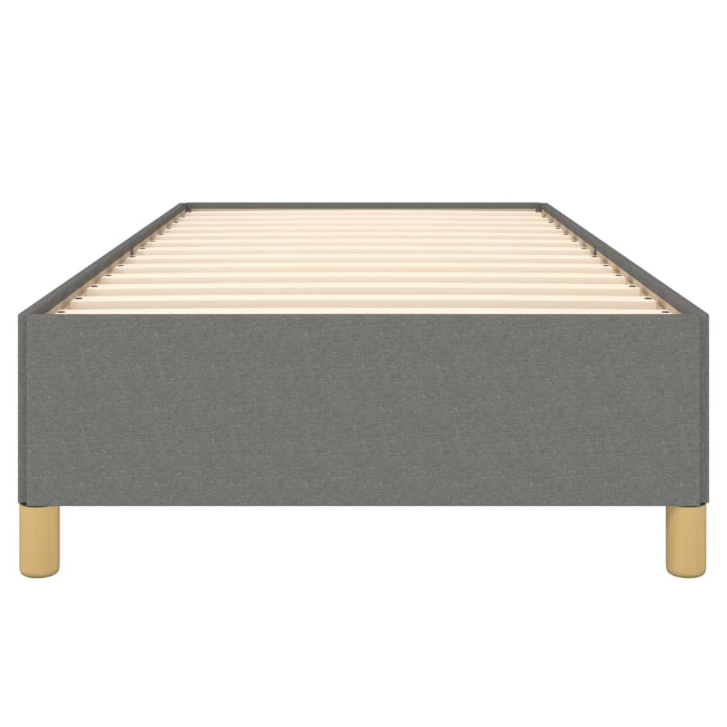 Sängynrunko tummanharmaa 90x190 3FT Single kangas - Sisustajankoti.fi