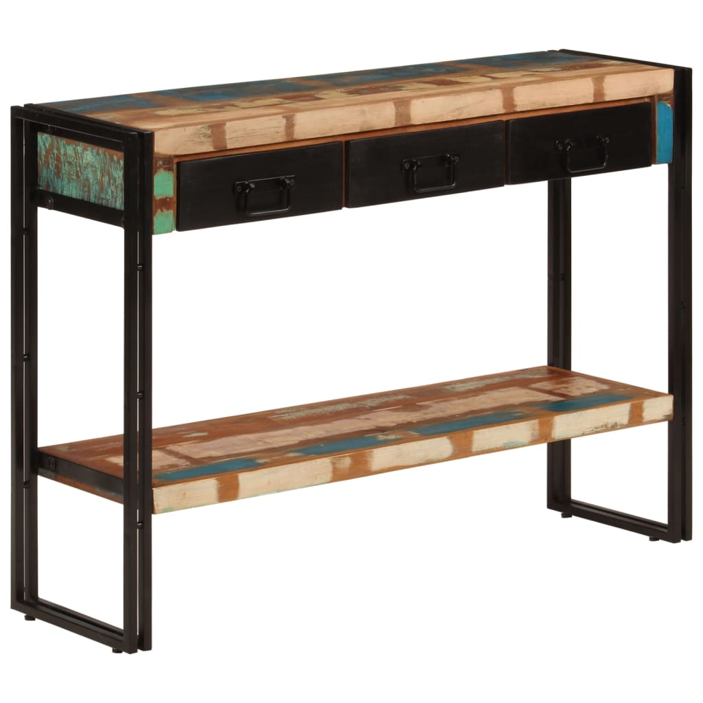 Konsolipöytä 110x30x76 cm kierrätetty täyspuu - Sisustajankoti.fi