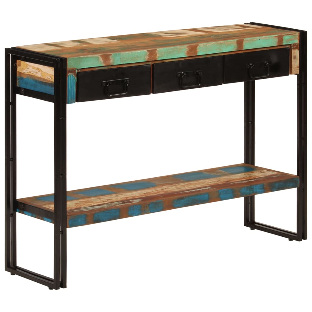 Konsolipöytä 110x30x76 cm kierrätetty täyspuu - Sisustajankoti.fi