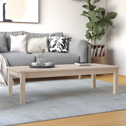 Sohvapöytä 110x50x30 cm täysi mänty - Sisustajankoti.fi