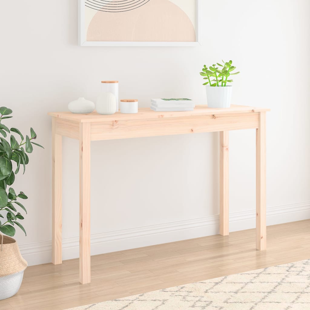 Konsolipöytä 110x40x75 cm täysi mänty - Sisustajankoti.fi