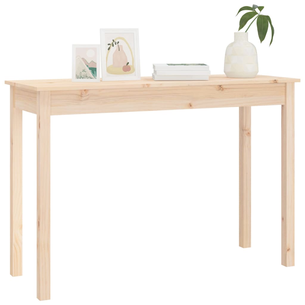Konsolipöytä 110x40x75 cm täysi mänty - Sisustajankoti.fi