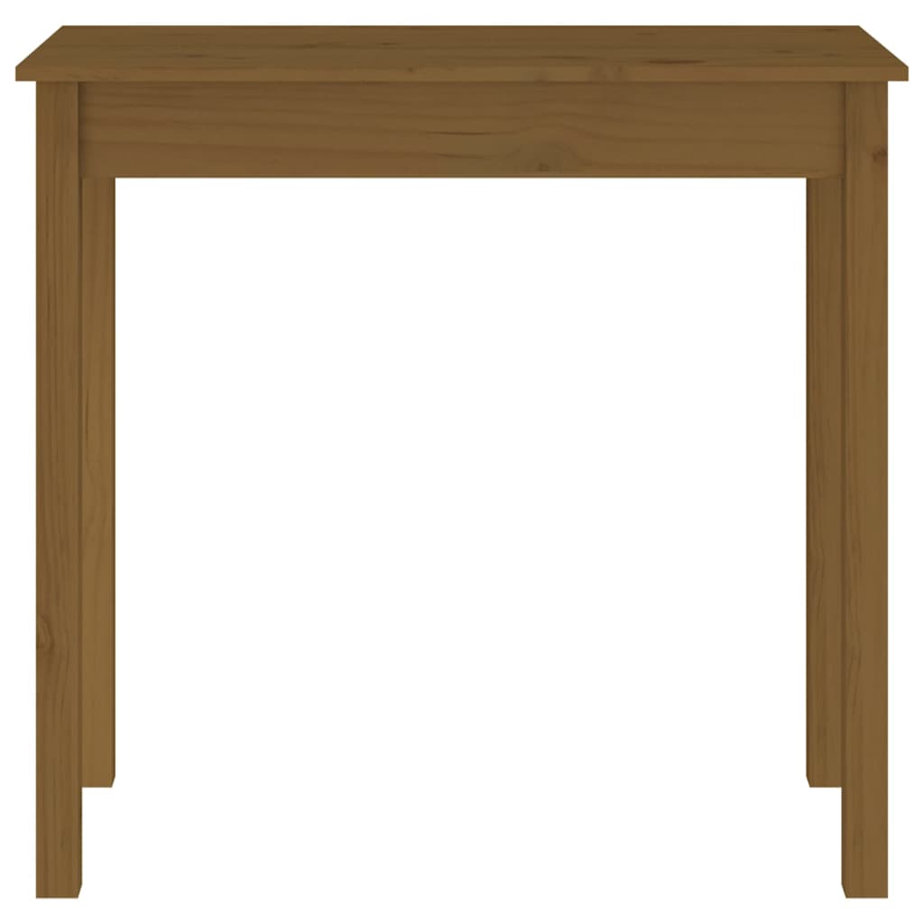 Konsolipöytä hunajanruskea 80x40x75 cm täysi mänty - Sisustajankoti.fi