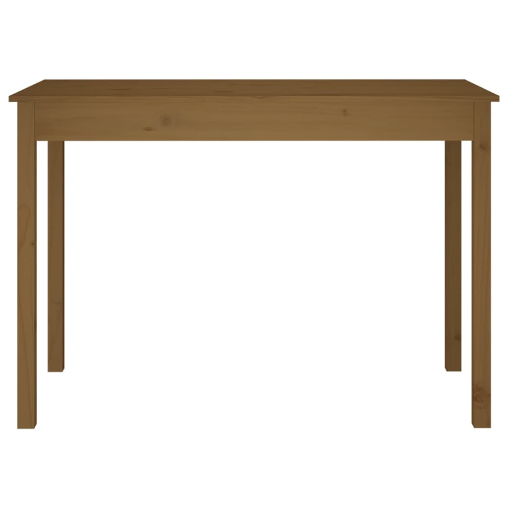 Ruokapöytä hunajanruskea 110x55x75 cm täysi mänty - Sisustajankoti.fi