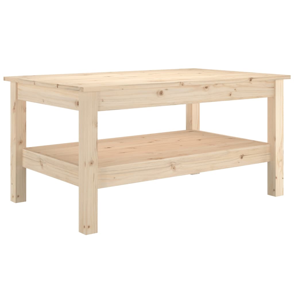 Sohvapöytä 80x50x40 cm täysi mänty - Sisustajankoti.fi