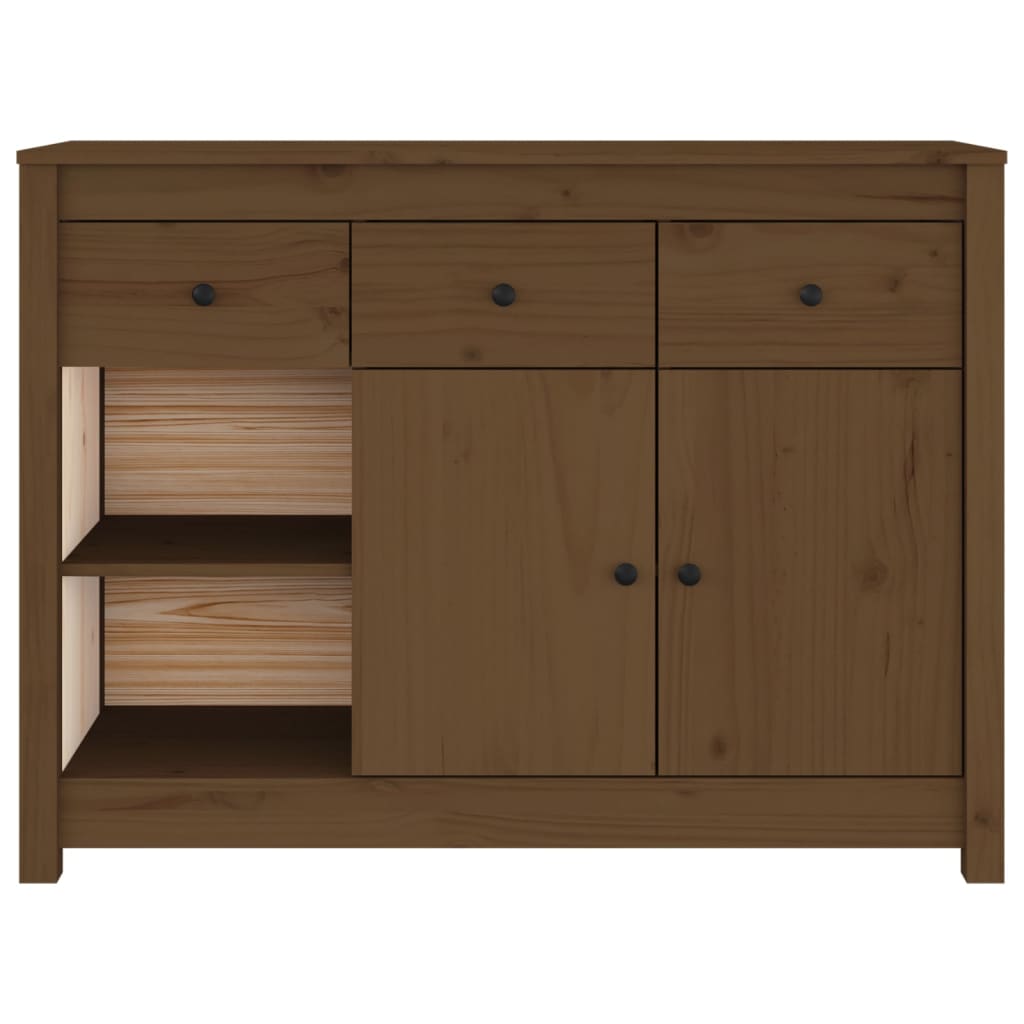 Senkki hunajanruskea 100x35x74 cm täysi mänty - Sisustajankoti.fi