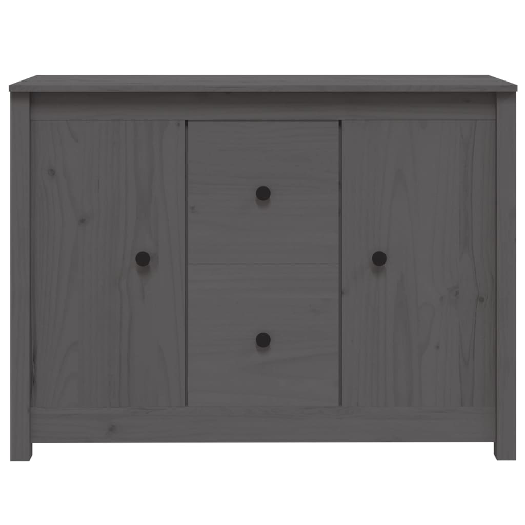 Senkki harmaa 100x35x74 cm täysi mänty - Sisustajankoti.fi