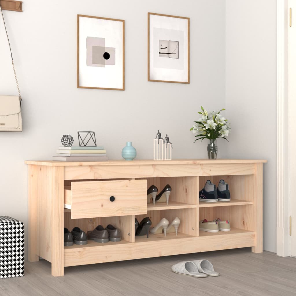 Kenkäkaappi 110x38x45,5 cm täysi mänty - Sisustajankoti.fi