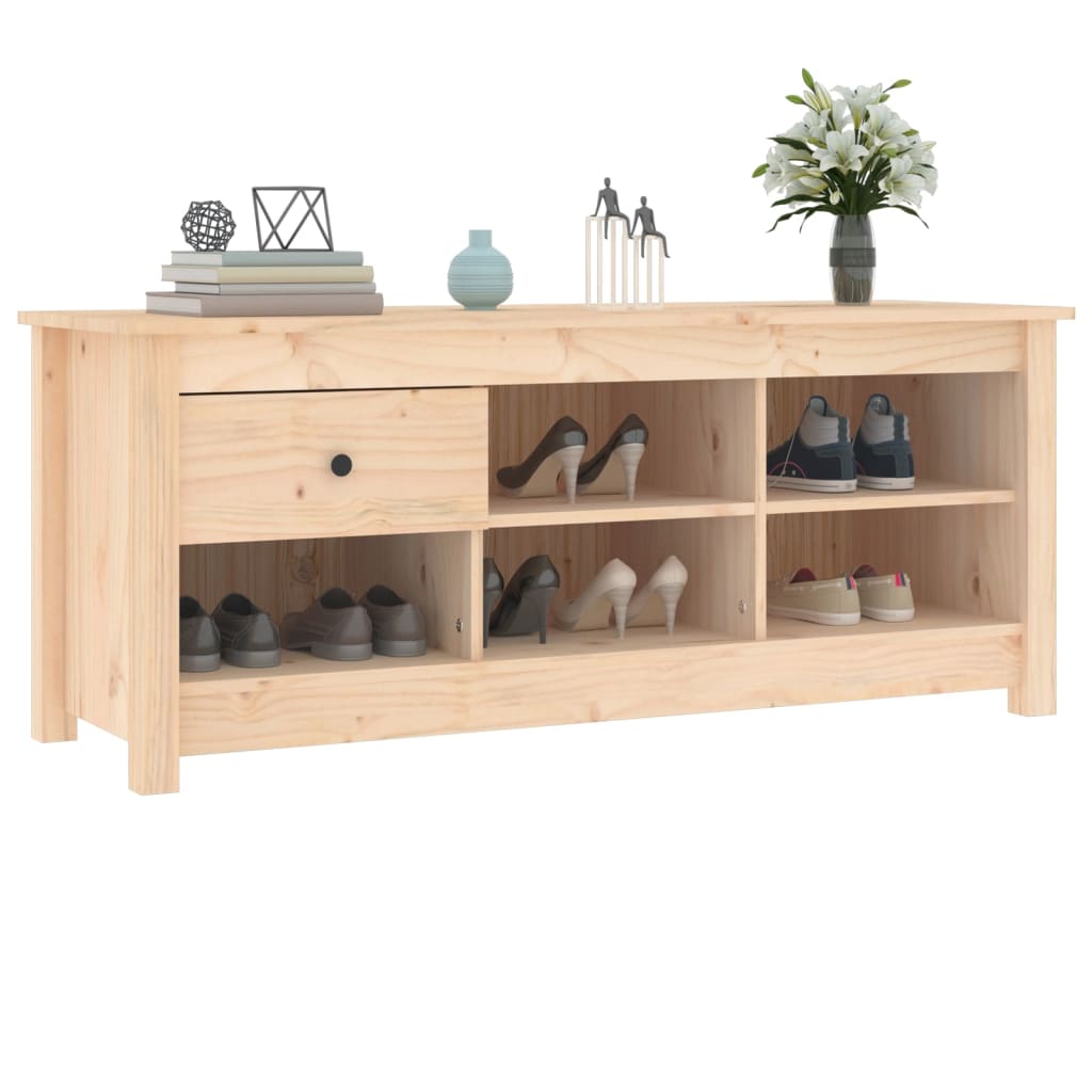 Kenkäkaappi 110x38x45,5 cm täysi mänty - Sisustajankoti.fi