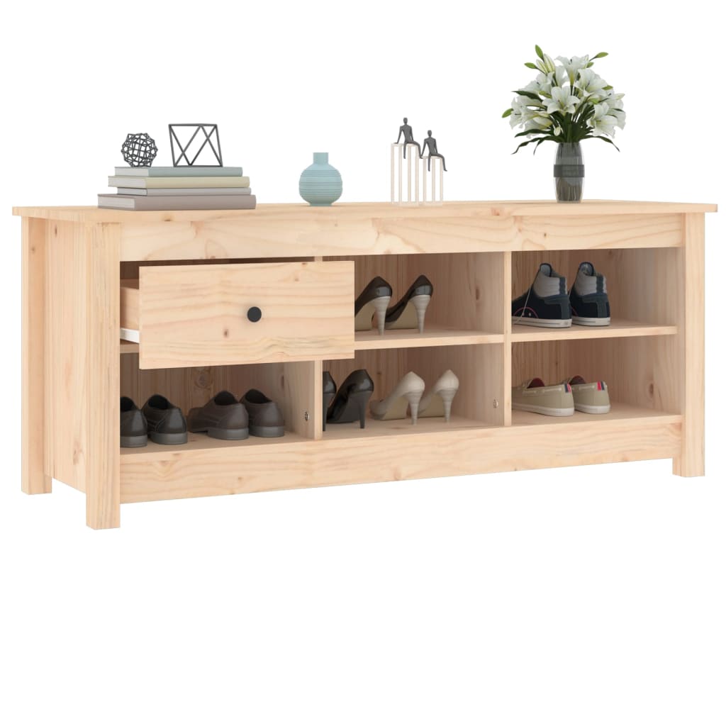 Kenkäkaappi 110x38x45,5 cm täysi mänty - Sisustajankoti.fi