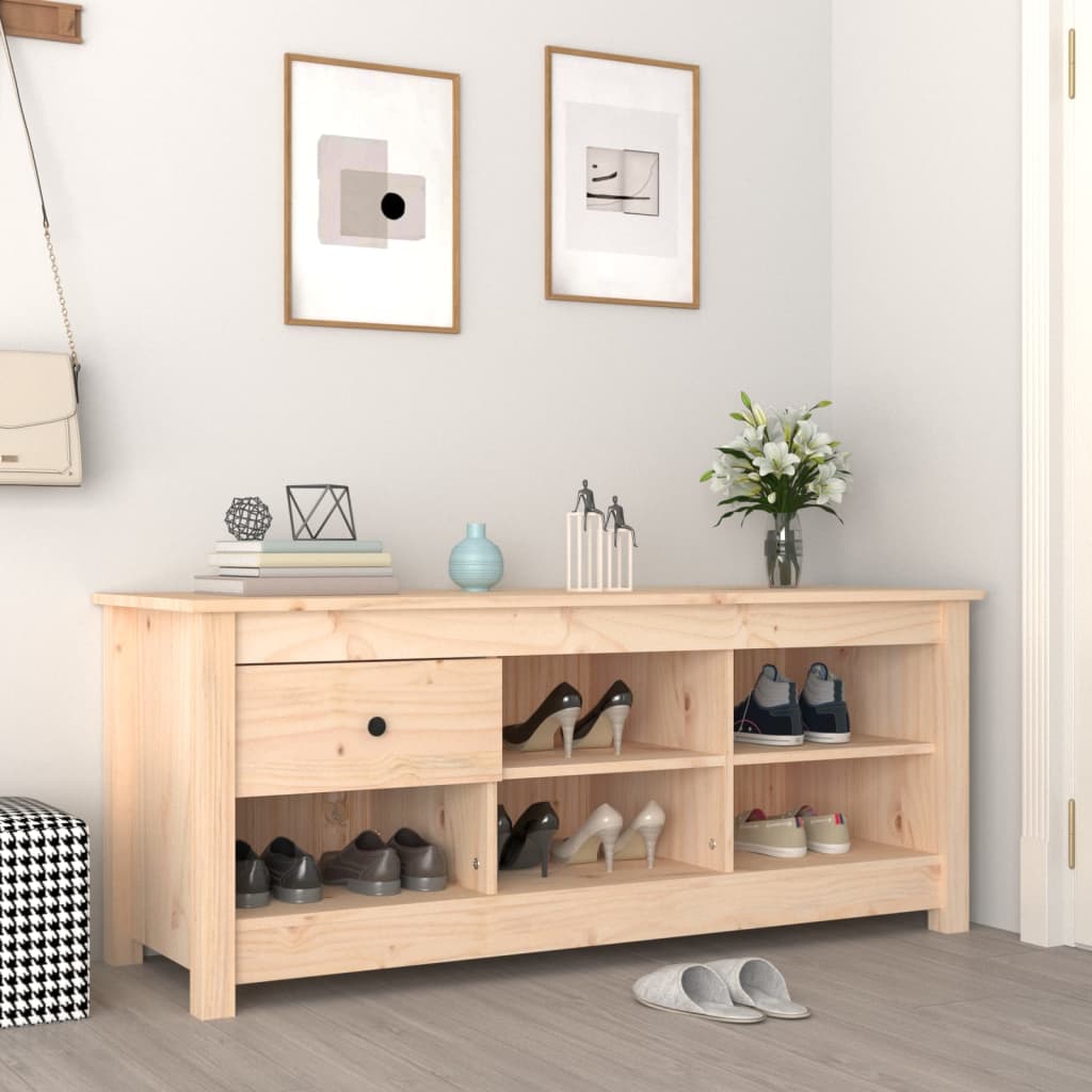 Kenkäkaappi 110x38x45,5 cm täysi mänty - Sisustajankoti.fi