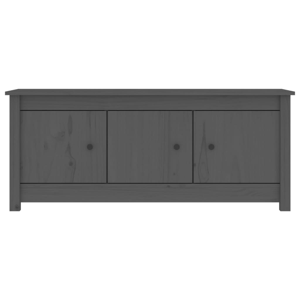 Kenkäkaappi harmaa 110x38x45,5 cm täysi mänty - Sisustajankoti.fi