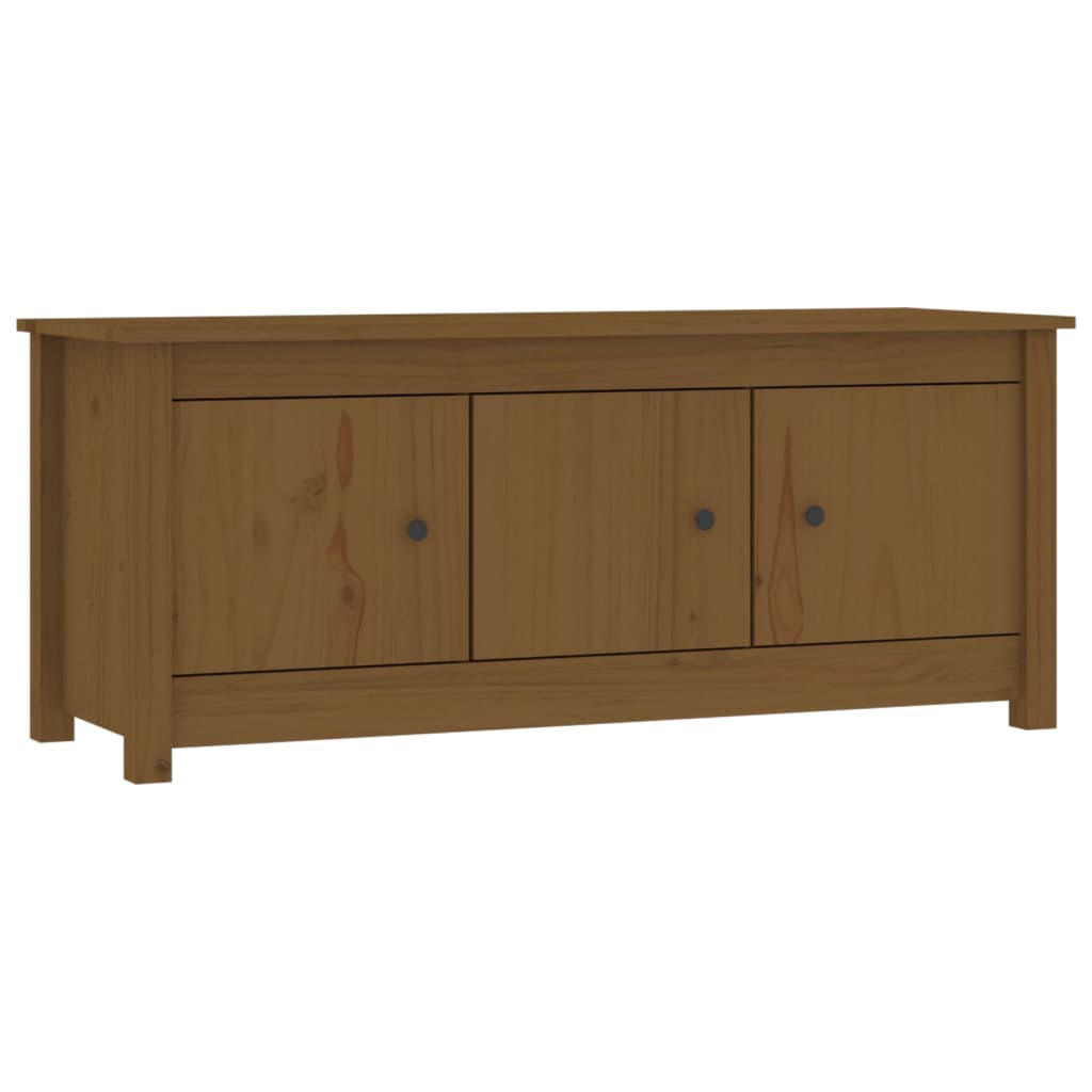 Kenkäkaappi hunajanruskea 110x38x45,5 cm täysi mänty - Sisustajankoti.fi