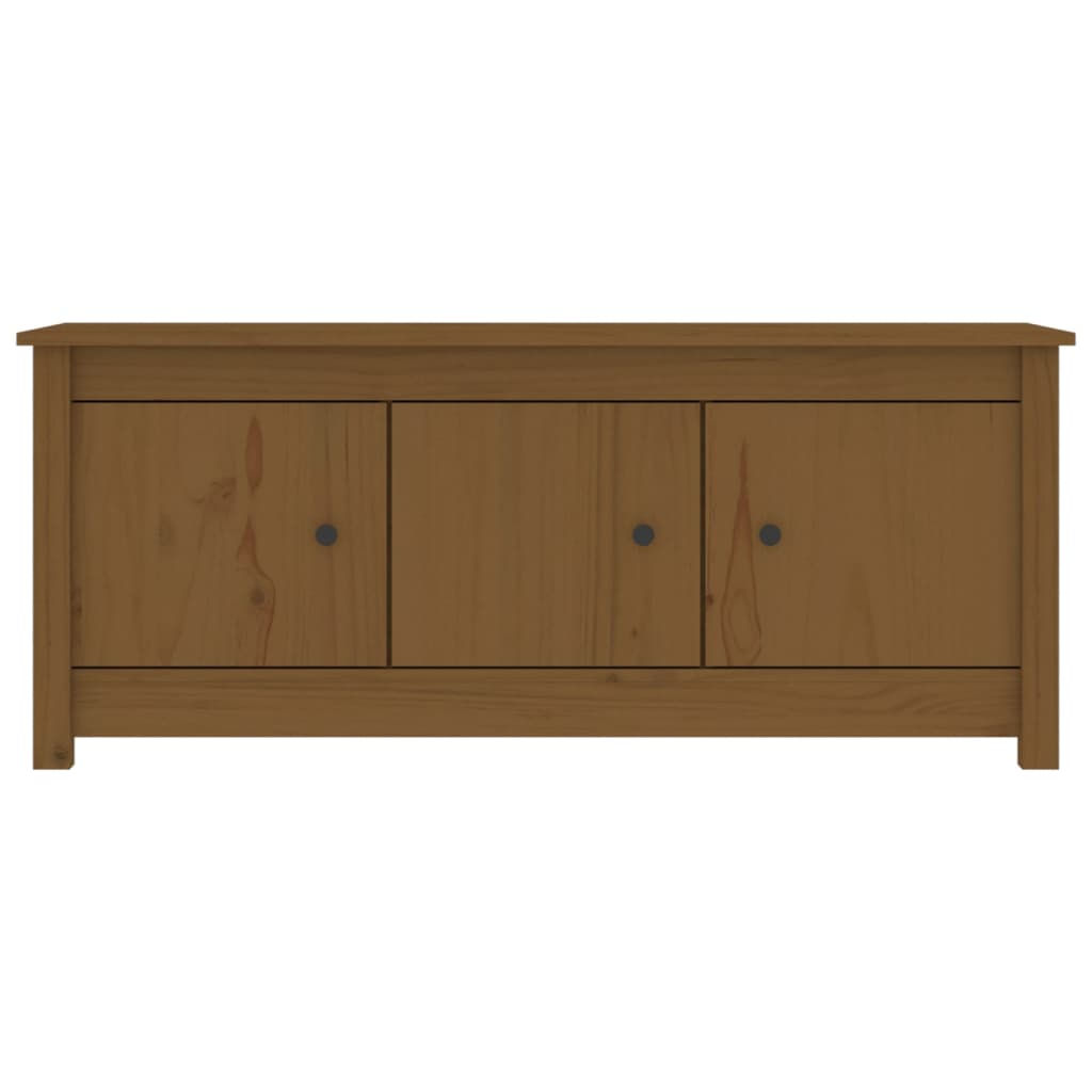 Kenkäkaappi hunajanruskea 110x38x45,5 cm täysi mänty - Sisustajankoti.fi