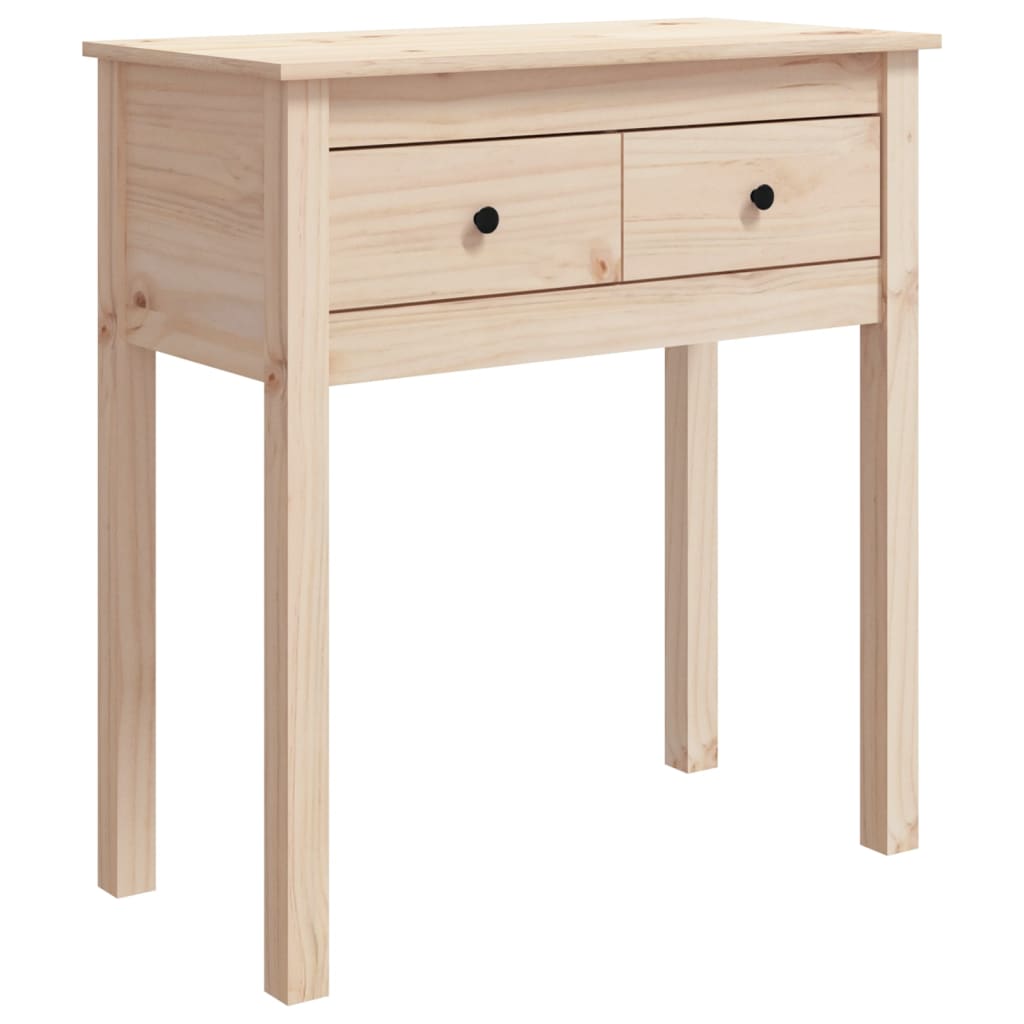 Konsolipöytä 70x35x75 cm täysi mänty - Sisustajankoti.fi