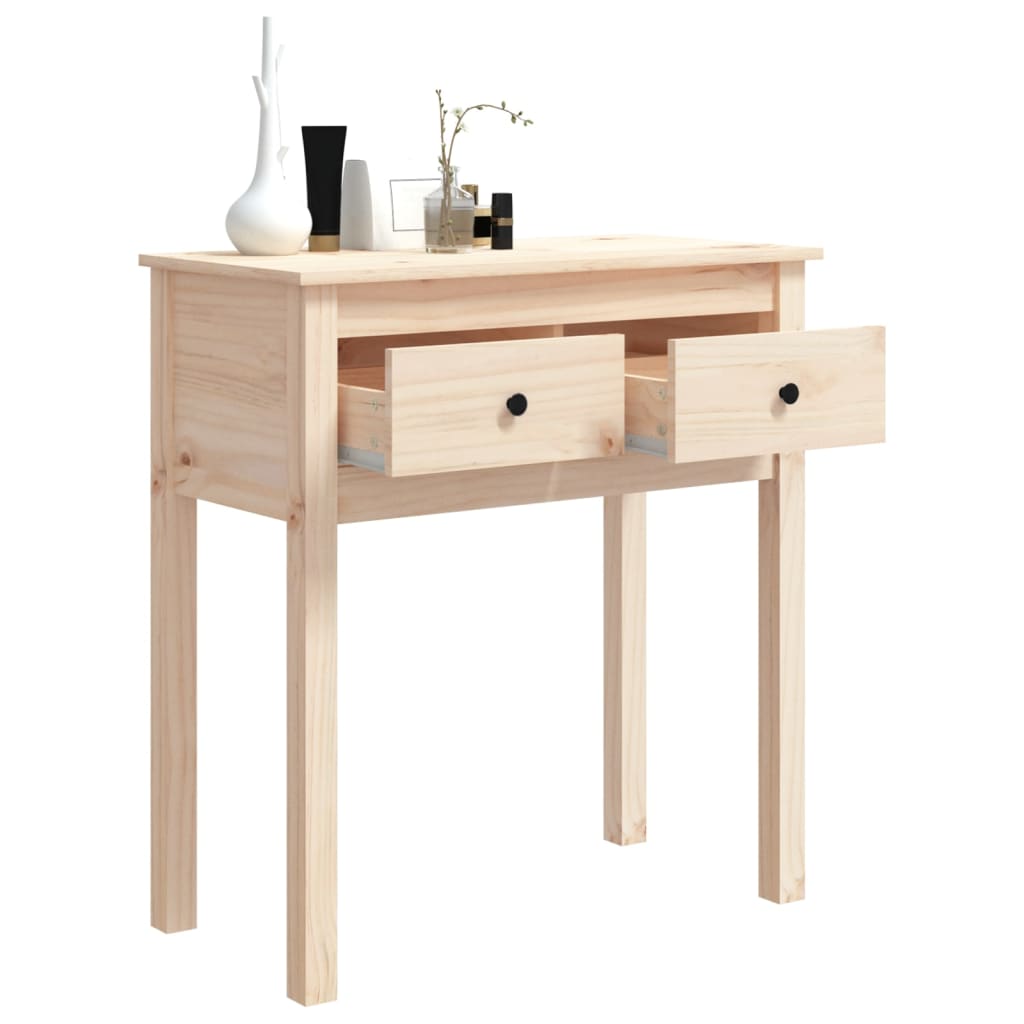 Konsolipöytä 70x35x75 cm täysi mänty - Sisustajankoti.fi