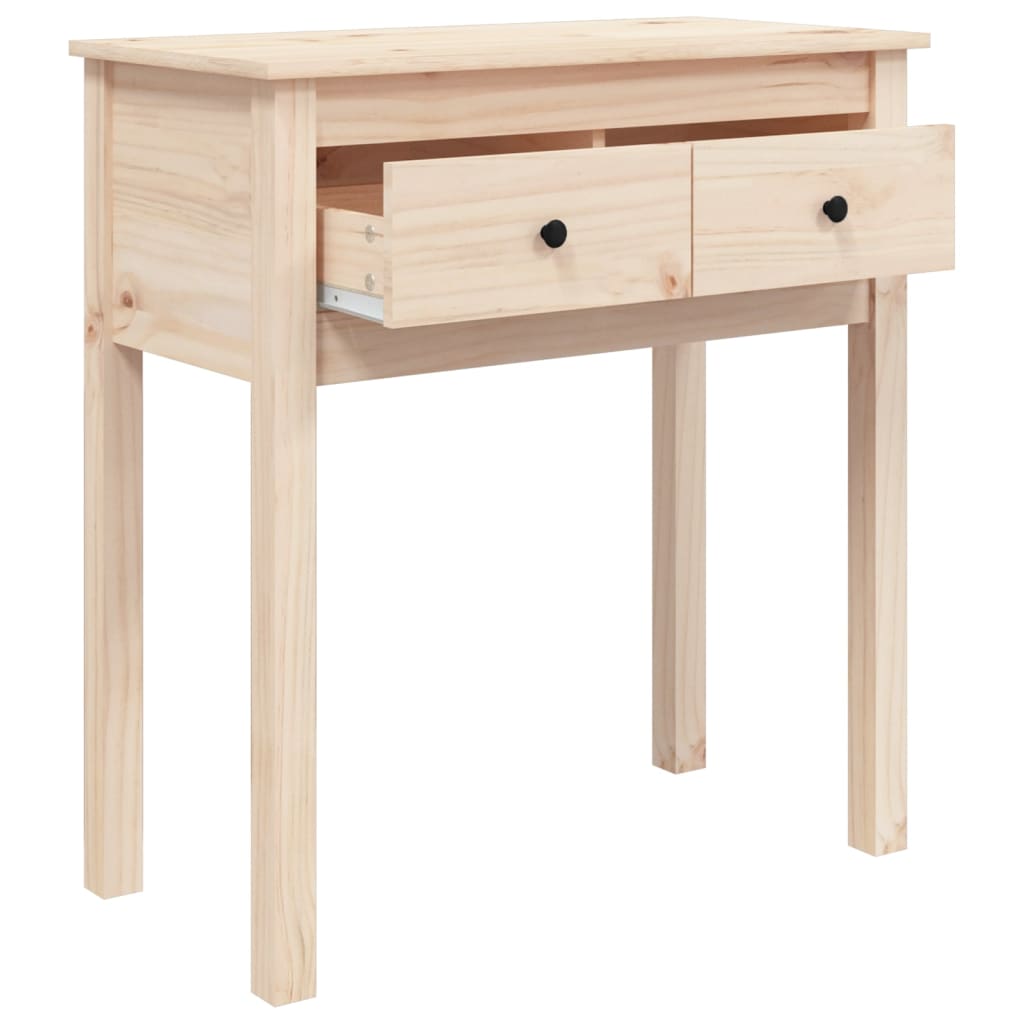 Konsolipöytä 70x35x75 cm täysi mänty - Sisustajankoti.fi