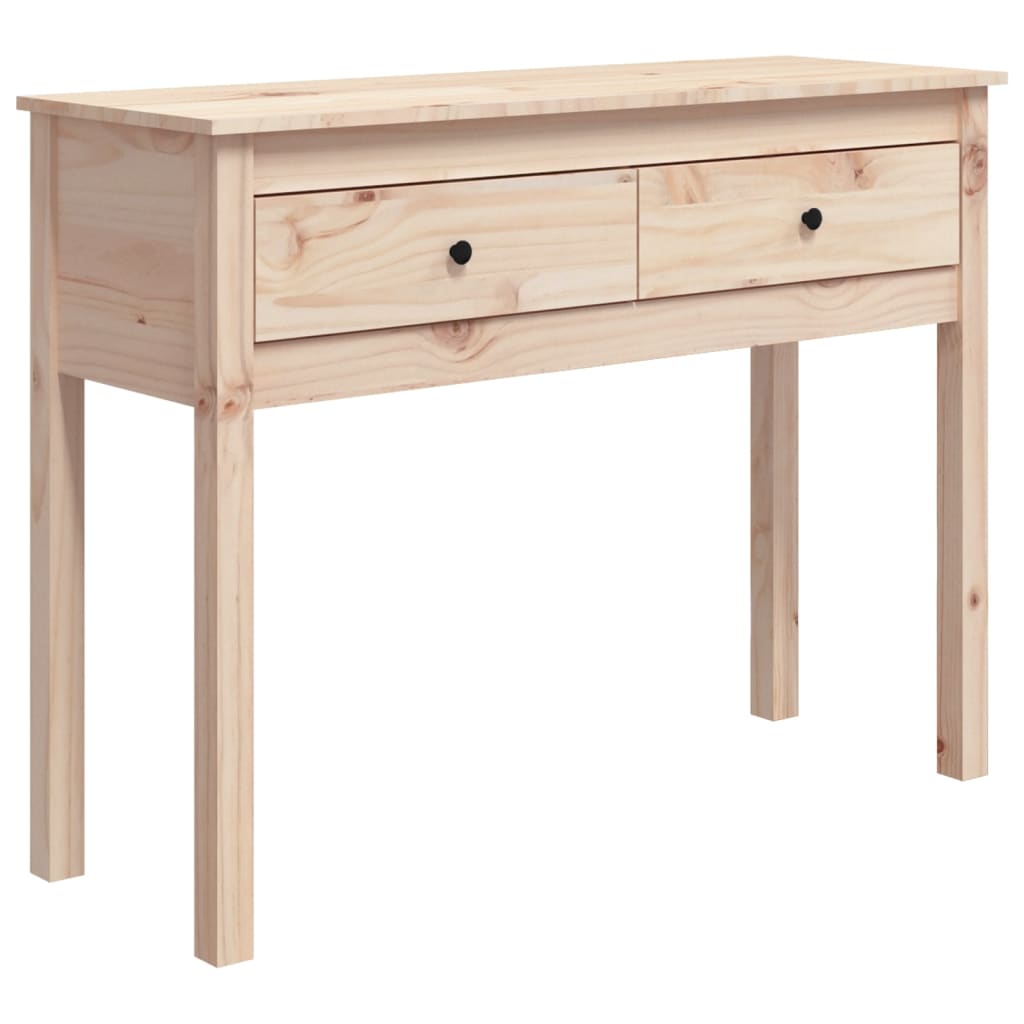 Konsolipöytä 100x35x75 cm täysi mänty - Sisustajankoti.fi