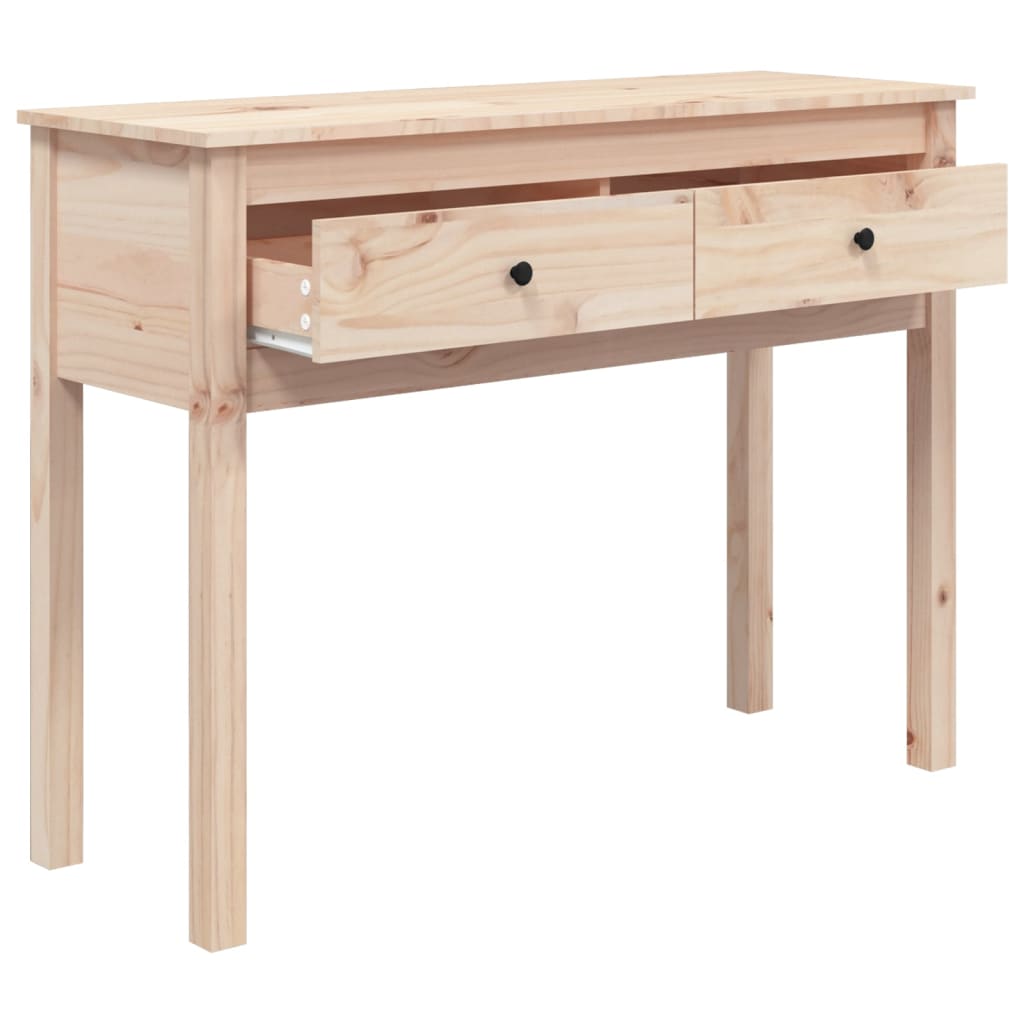 Konsolipöytä 100x35x75 cm täysi mänty - Sisustajankoti.fi