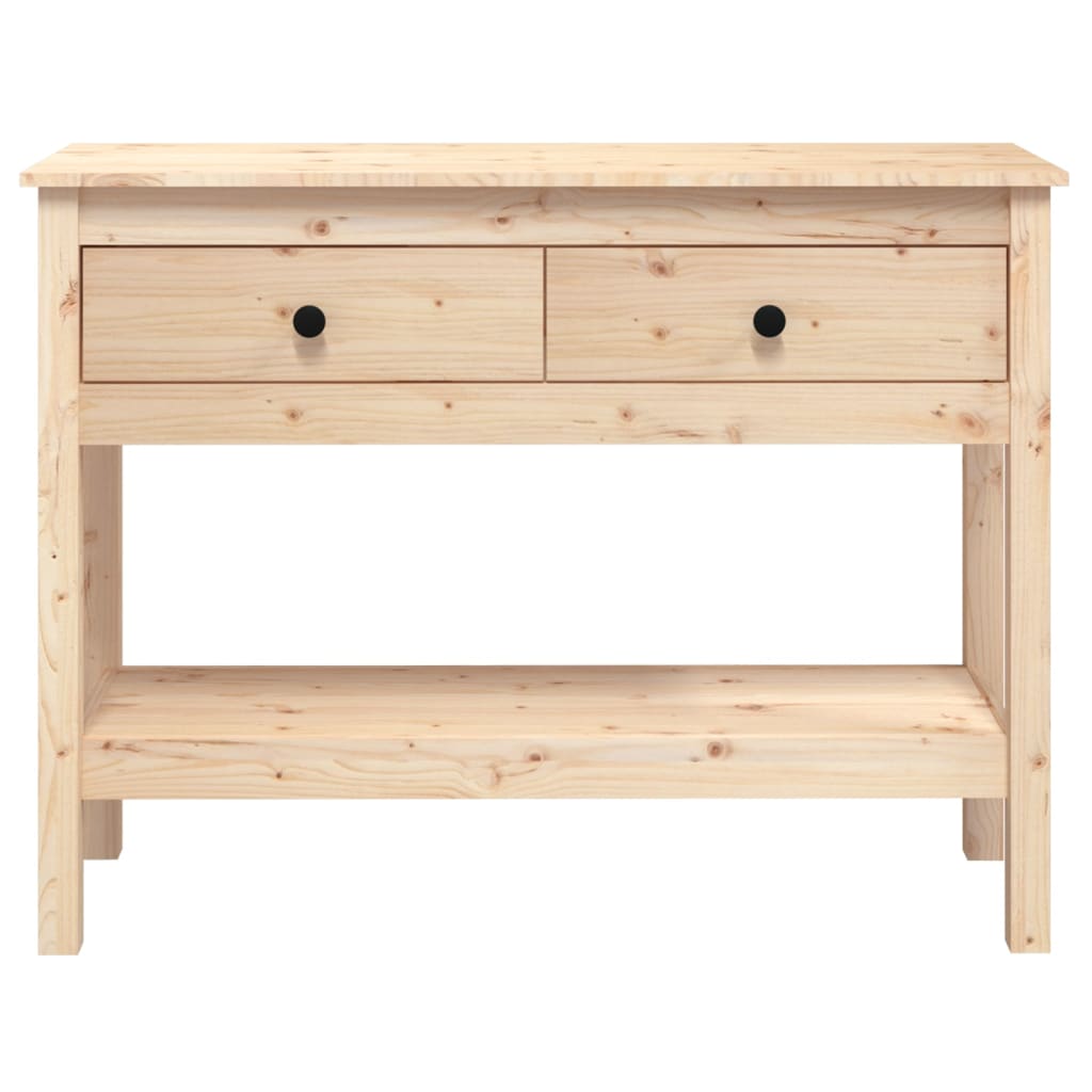 Konsolipöytä 100x35x75 cm täysi mänty - Sisustajankoti.fi