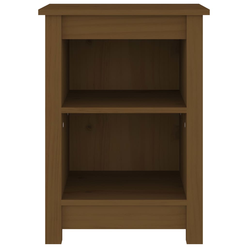 Yöpöydät 2 kpl hunajanruskea 40x35x55 cm täysi mänty - Sisustajankoti.fi