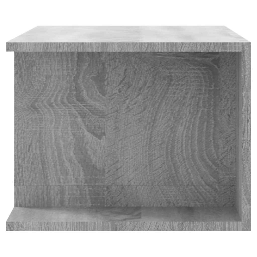 TV-taso LED-valoilla harmaa Sonoma 90x39x30 cm - Sisustajankoti.fi