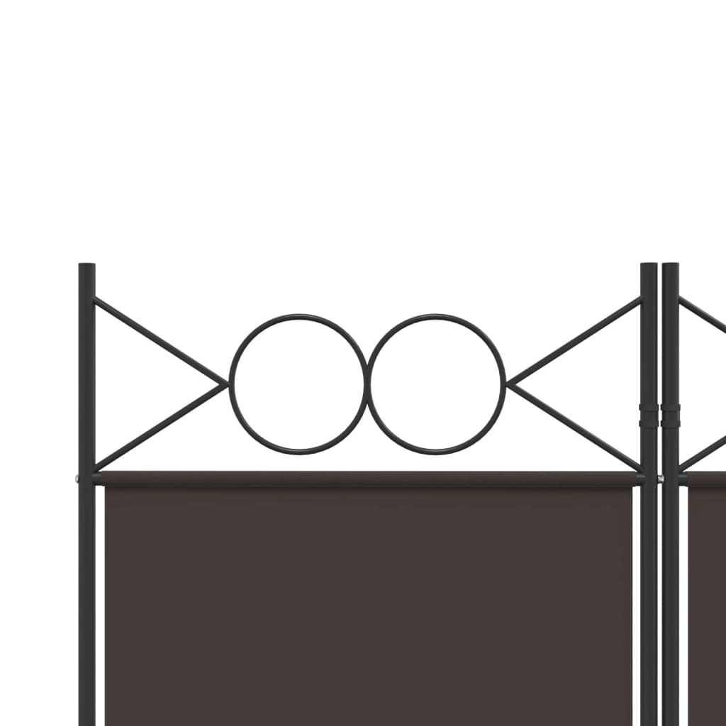 3-paneelinen Tilanjakaja ruskea 120x200 cm kangas - Sisustajankoti.fi