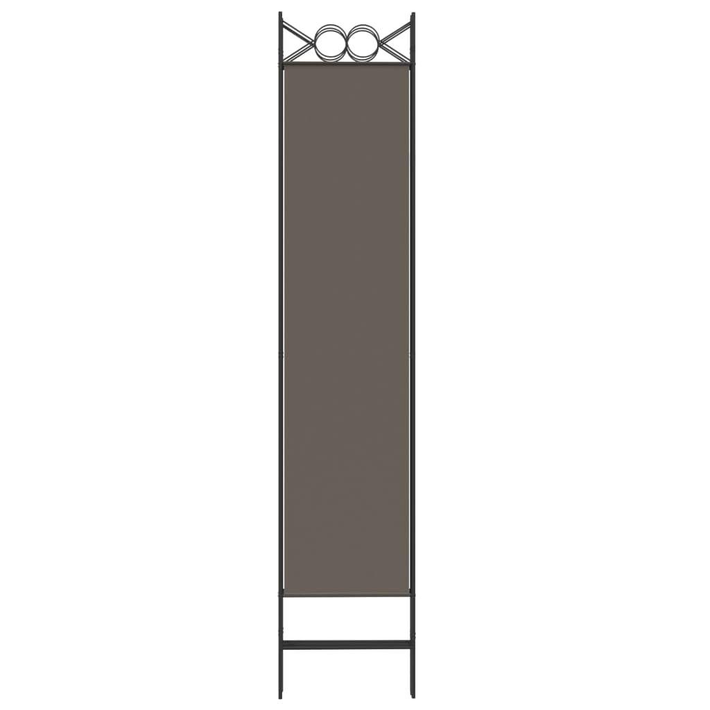 3-paneelinen Tilanjakaja antrasiitti 120x200 cm kangas - Sisustajankoti.fi
