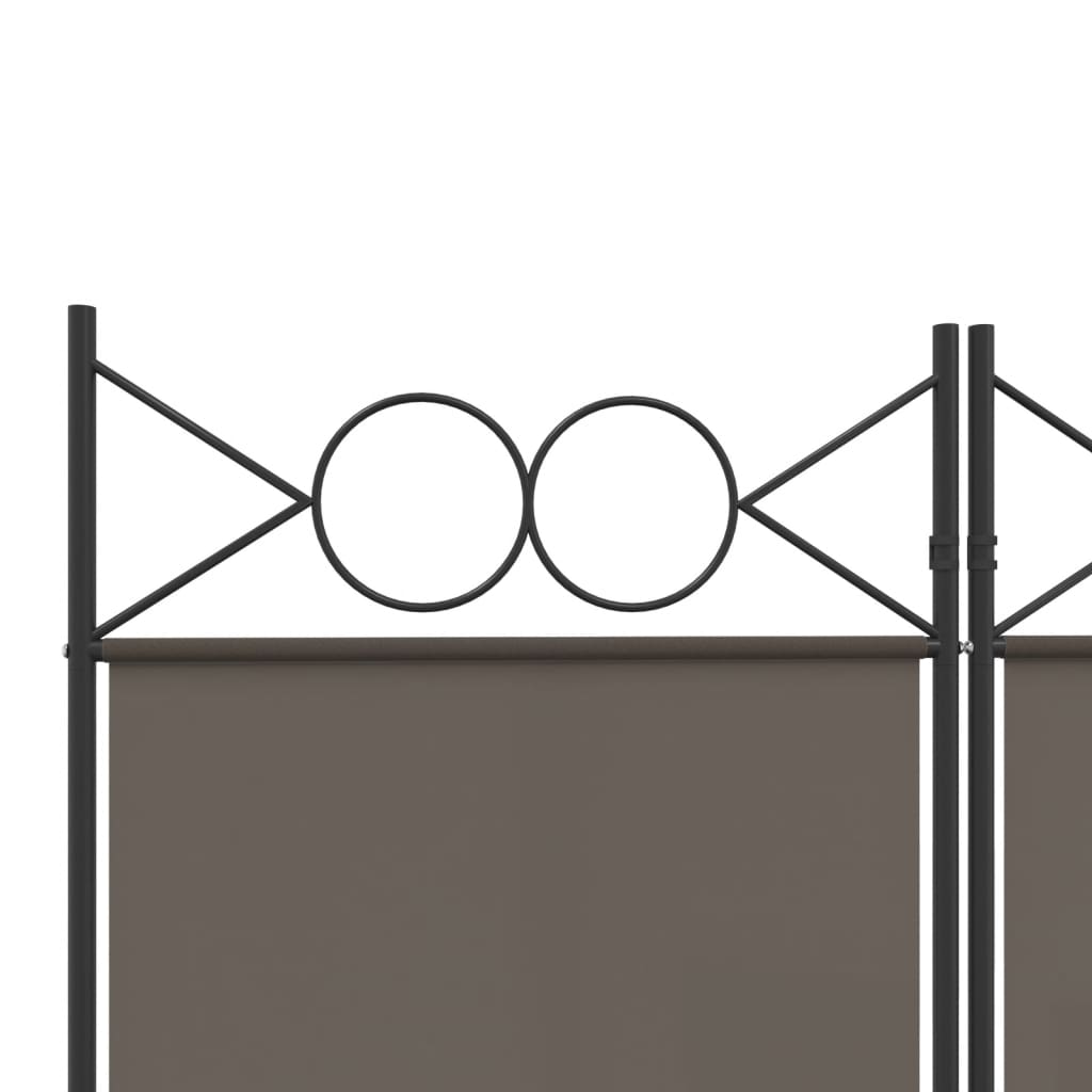 3-paneelinen Tilanjakaja antrasiitti 120x220 cm kangas - Sisustajankoti.fi