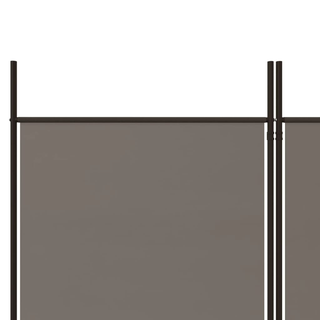 3-paneelinen Tilanjakaja antrasiitti 150x220 cm kangas - Sisustajankoti.fi