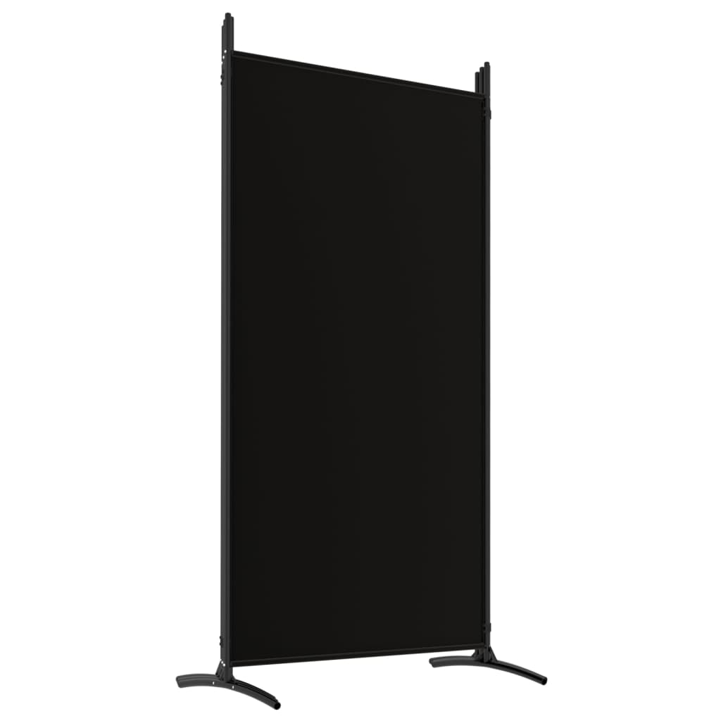 5-paneelinen Tilanjakaja musta 433x180 cm kangas - Sisustajankoti.fi