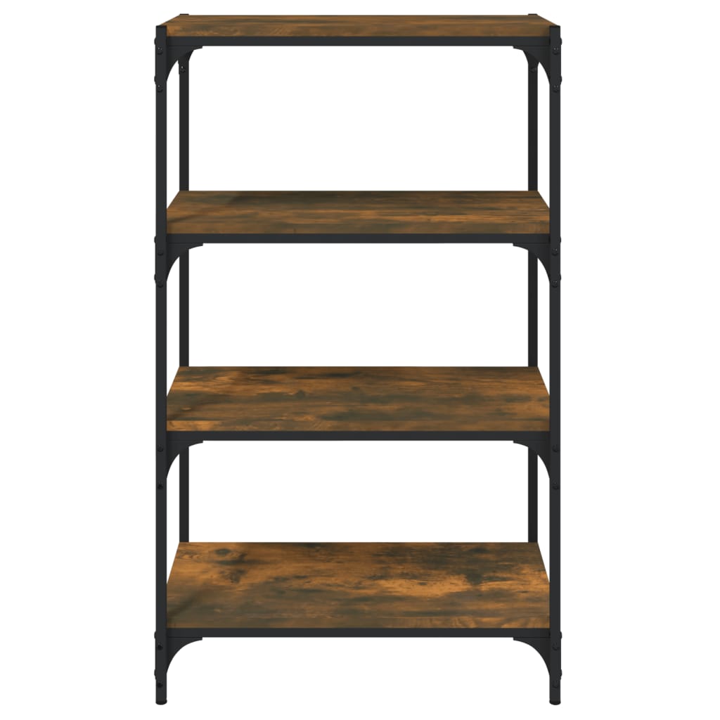 Kirjahylly savutammi 60x33x100 cm tekninen puu - Sisustajankoti.fi