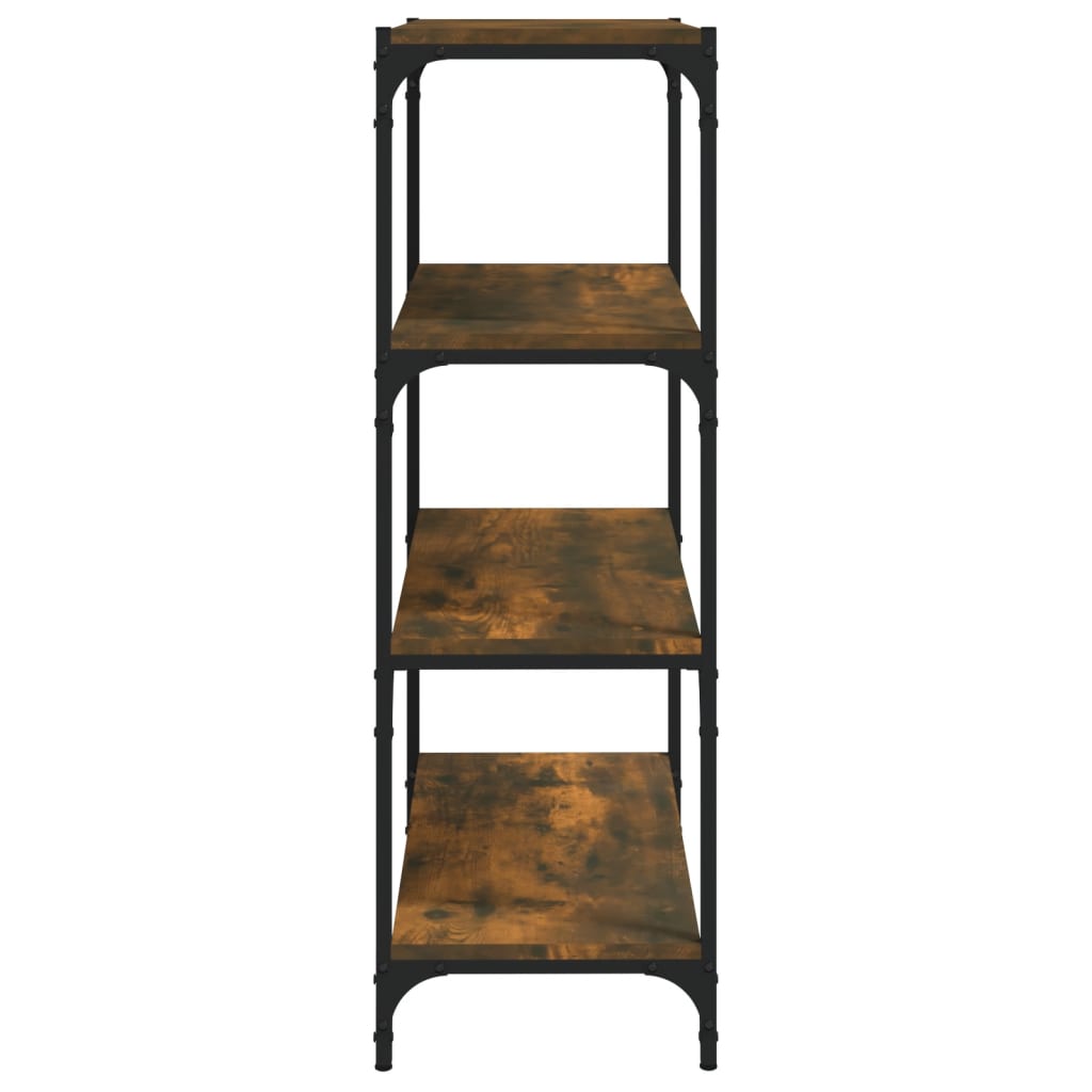 Kirjahylly savutammi 60x33x100 cm tekninen puu - Sisustajankoti.fi