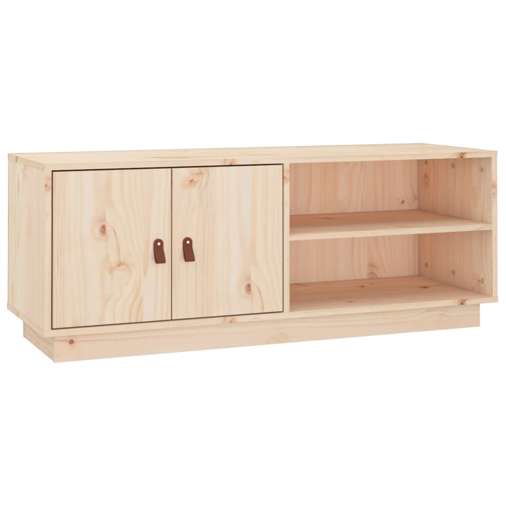 TV-taso 105x34x40 cm täysi mänty - Sisustajankoti.fi
