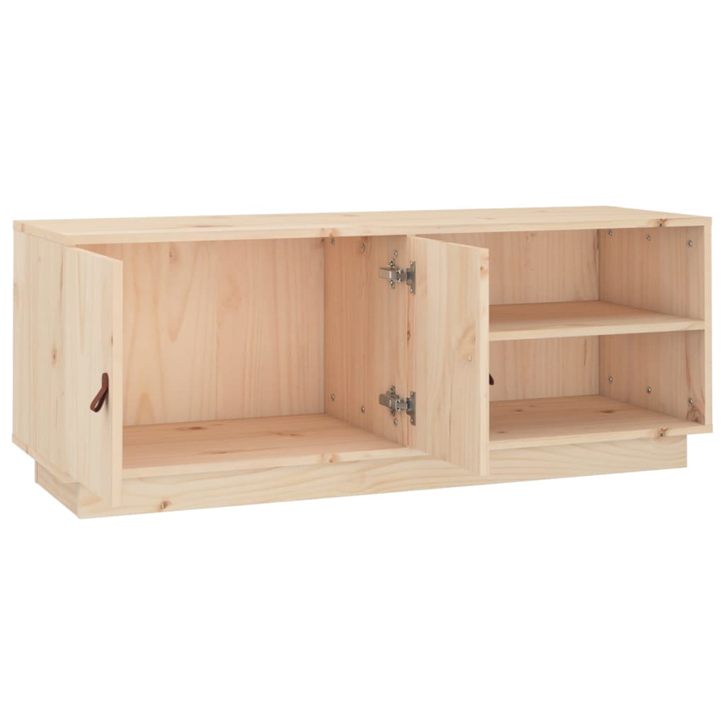 TV-taso 105x34x40 cm täysi mänty - Sisustajankoti.fi