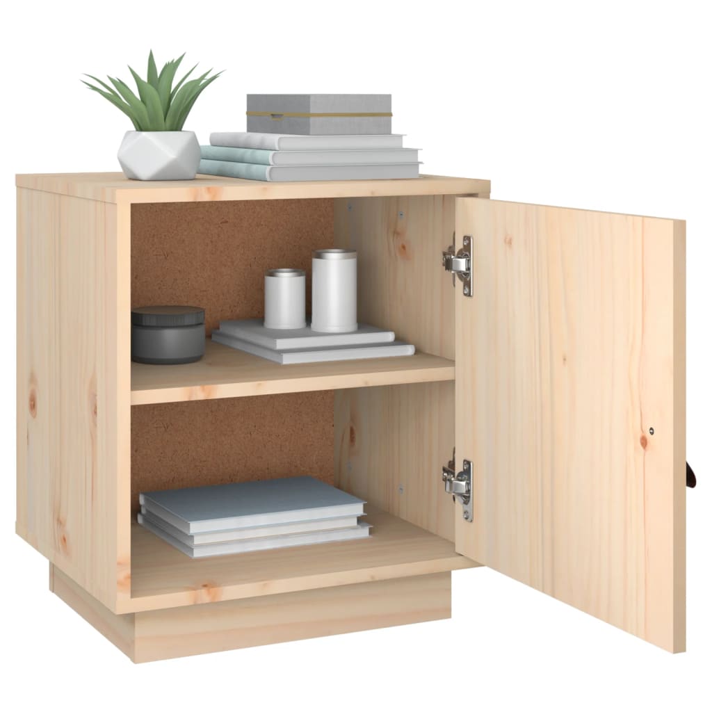 Yöpöydät 2 kpl 40x34x45 cm täysi mänty - Sisustajankoti.fi