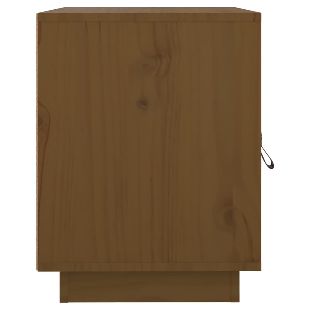 Yöpöydät 2 kpl hunajanruskea 40x34x45 cm täysi mänty - Sisustajankoti.fi