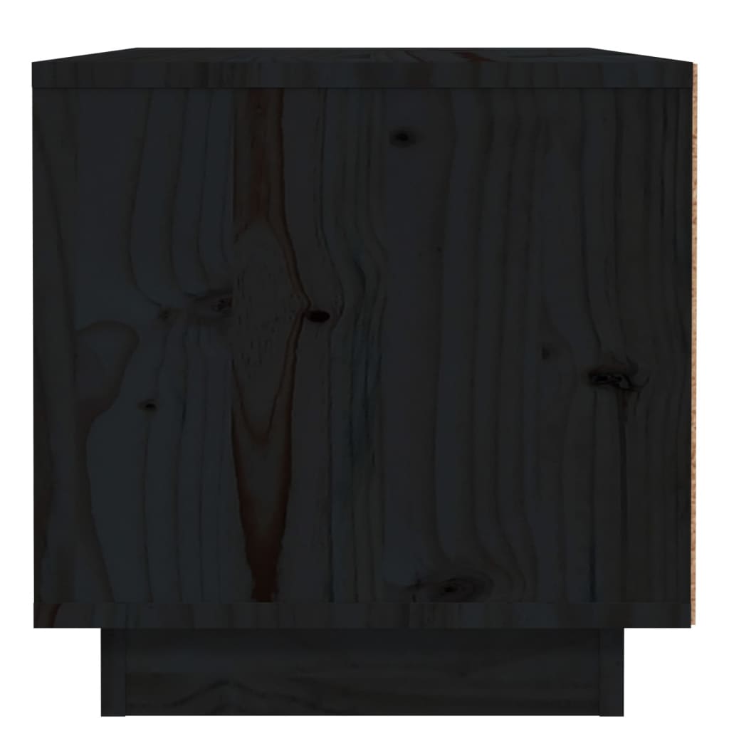 Yöpöydät 2 kpl musta 40x34x35 cm täysi mänty - Sisustajankoti.fi
