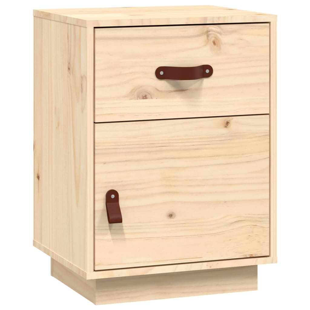 Yöpöydät 2 kpl 40x34x55 cm täysi mänty - Sisustajankoti.fi