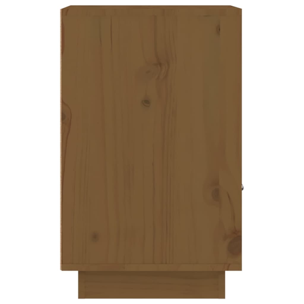 Yöpöydät 2 kpl hunajanruskea 40x34x55 cm täysi mänty - Sisustajankoti.fi