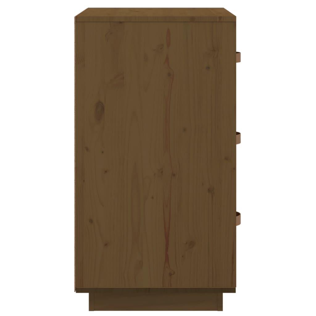 Yöpöydät 2 kpl hunajanruskea 40x40x75 cm täysi mänty - Sisustajankoti.fi