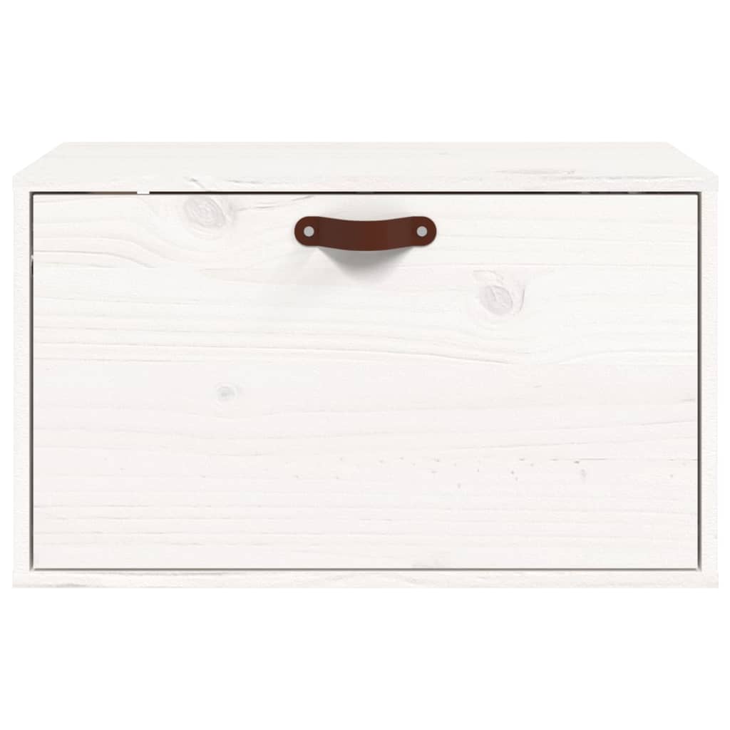 Seinäkaappi valkoinen 60x30x35 cm täysi mänty - Sisustajankoti.fi