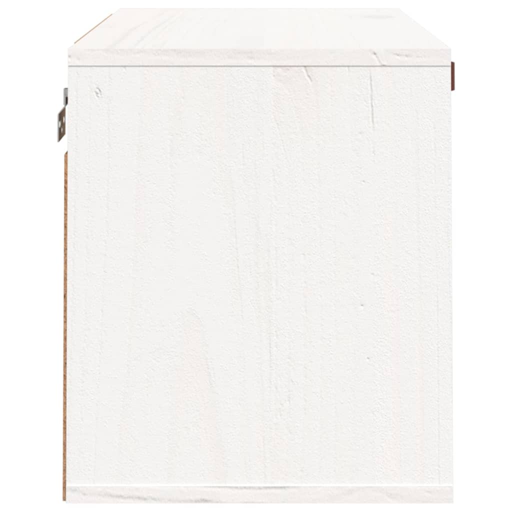 Seinäkaappi valkoinen 60x30x35 cm täysi mänty - Sisustajankoti.fi